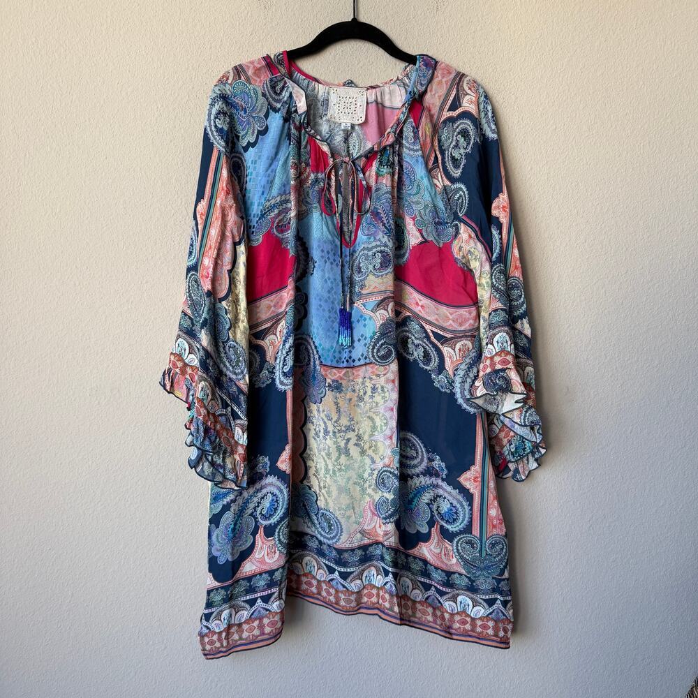 Johnny Was Daria Easy Paisley Tunic Size XL - Picture 2 of 6